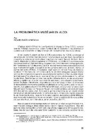 Portada:La problemàtica mudèjar en Alcoi / por Ricard Bañó Artimaña