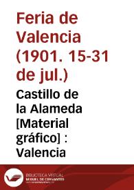 Portada:Castillo de la Alameda [Material gráfico] : Valencia