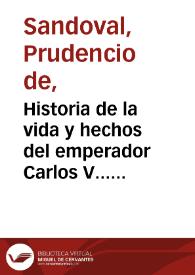 Portada:Historia de la vida y hechos del emperador Carlos V... 