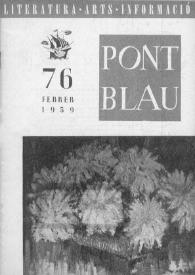 Portada:Any VIII, núm. 76, febrer del 1959