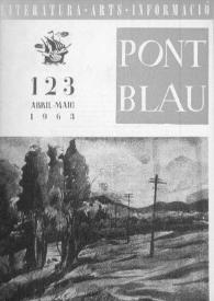 Portada:Any XII, núm. 123, abril-maig del 1963