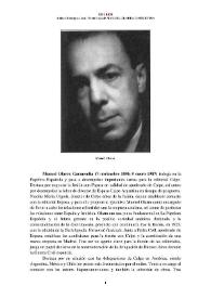 Portada:Manuel Olarra Garmendia (1896-1987) [Semblanza] / Ainhoa Rodríguez Leal