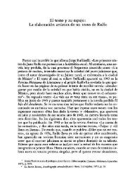 Portada:El texto y su espejo: la elaboración artística de un texto de Rulfo / Alberto J. Carlos