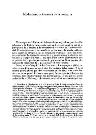 Portada:Modernismo y literatura de la conjetura / Óscar Rivera-Rodas