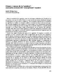 Portada:Origen y causas de la \"agudeza\": necesaria revisión del \"conceptismo\" español  / Emilio Hidalgo-Serna