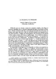 Portada:\"La Celestina\" y su prólogo / Joaquín Gimeno Casalduero