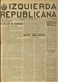 Portada:Año V, núm. 39, 10 de junio de 1948
