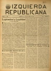 Portada:Año V, núm. 40, 10 de julio de 1948