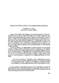 Portada:Formas de crítica social en Gabriel García Márquez / Kenrick E. A. Mose
