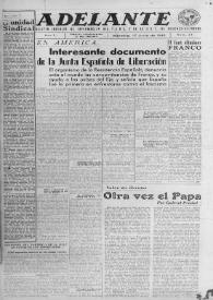 Portada:Año I, núm. 34, 17 de junio de 1945