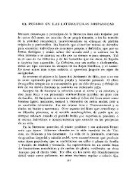 Portada: El pícaro en las literaturas hispánicas  / Rosa M. Cabrera