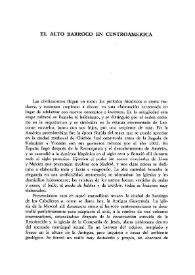 Portada:El alto barroco en Centroamérica  / T. B. Irving