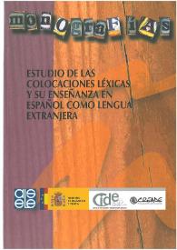 Portada:Estudio de las colocaciones léxicas y su enseñanza en español como lengua extranjera / Marta Higueras García