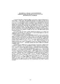 Portada:En torno a unas notas de Montesinos sobre el lenguaje de las \"Escenas Andaluzas\" de Estébanez Calderón / Luisa Pavesio