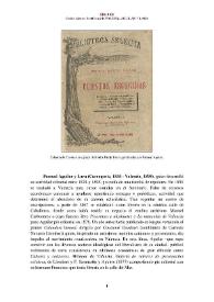 Portada:Pascual Aguilar y Lara (Carcagente, 1836 - Valencia, 1895) [Semblanza] / Cecilio Alonso