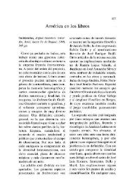Portada:Cuadernos hispanoamericanos, núm. 605 (noviembre 2000). América en los libros / Guzmán Urrero Peña