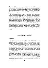 Portada:Cuadernos Hispanoamericanos, núm. 190 (octubre  1965). Notas sobre teatro / Ricardo Doménech
