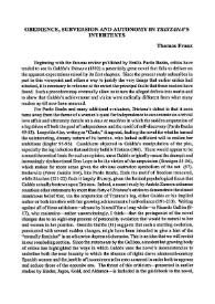 Portada:Obedience, Subversion and Autonomy in Tristana's Intertexts / Thomas Franz