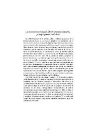 Portada:La selección poética del "Álbum Literario Español", ¿una propuesta canónica? / Luis F. Díaz Larios