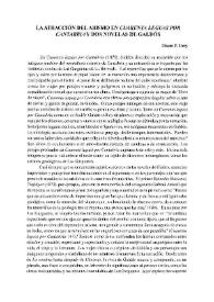 Portada:La atracción del abismo en \"Cuarenta leguas por Cantabria\" y dos novelas de Galdós / Diane F. Urey