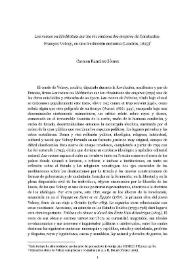 Portada:\"Les ruines ou Méditation sur les révolutions des empires\" de Constantin-François Volney, en una traducción anónima (Londres, 1819) / Carmen Ramírez Gómez