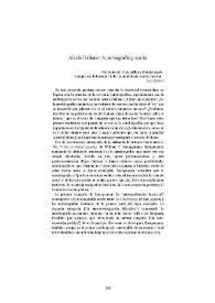 Portada:Alcalá Galiano: Autobiografía y teoría / David T. Gies