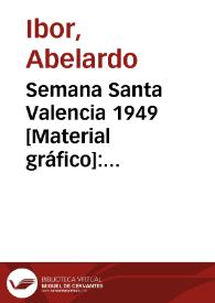 Portada:Semana Santa Valencia 1949 [Material gráfico]: Distrito Marítimo