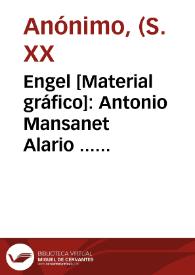 Portada:Engel [Material gráfico]: Antonio Mansanet Alario ... : naranjas especiales Simat (Valencia) Spain.