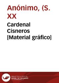 Portada:Cardenal Cisneros 