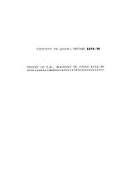 Portada:Addendum to Annual Report 1973-1974. Report on U.S. grantees to Spain