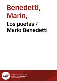 Portada:Los poetas / Mario Benedetti