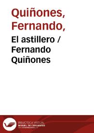 Portada:El astillero / Fernando Quiñones