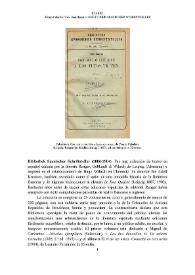 Portada:Bibliothek Spanischer Schriftsteller (1886-1904) [Semblanza] / Álvaro Ceballos Viro