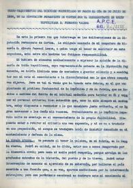 Portada:Texto taquigráfico del discurso pronunciado en París el día 24 de julio de 1939, en la Diputación Permanente de Cortes por el representante de Unión Republicana D. Fernando Valera