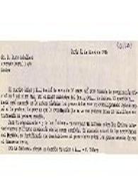 Portada:Carta de Fernando Valera a Justo Caballero. París, 31 de enero de 1950