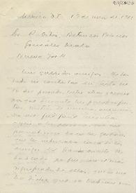 Portada:Carta de Carlos Esplá a las Sociedades Hispanas Confederadas. México, D. F., 19 de enero de 1965