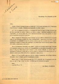 Portada:Carta de José María Gil Robles a A.S.M. el rey Don Juan III. Programa de la democracia social-cristiana. Estrasburgo, 27 de septiembre de 1963