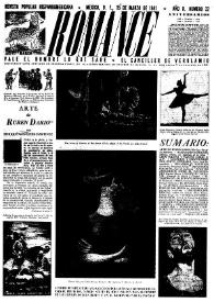 Portada:Año II, núm. 22, 15 de marzo de 1941