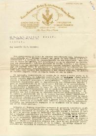 Portada:Carta del Supremo Consejo del Grado 33 para España sobre la situación de la masonería, Sede de Exilio en México, D.F., 15 de noviembre de 1949