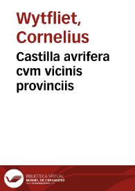 Portada:Castilla avrifera cvm vicinis provinciis