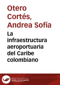 Portada:La infraestructura aeroportuaria del Caribe colombiano