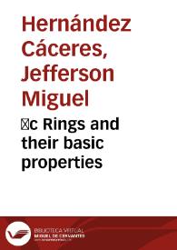 Portada:Δc Rings and their basic properties