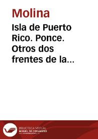 Portada:Isla de Puerto Rico. Ponce. Otros dos frentes de la plaza principal [N° 2]