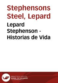 Portada:Lepard Stephenson - Historias de Vida