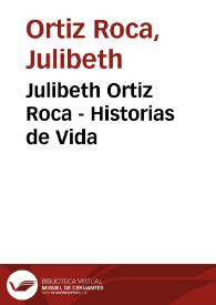 Portada:Julibeth Ortiz Roca - Historias de Vida