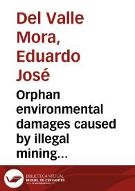 Portada:Orphan environmental damages caused by illegal mining activities in Colombia: Should landowners be liable?