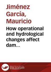 Portada:How operational and hydrological changes affect dam behavior. The Miel I reaction