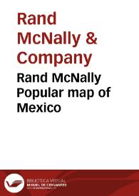 Portada:Rand McNally Popular map of Mexico