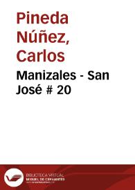 Portada:Manizales - San José # 20