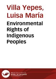 Portada:Environmental Rights of Indigenous Peoples